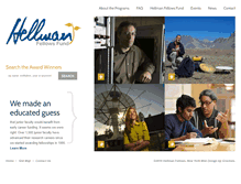 Tablet Screenshot of hellmanfellows.org